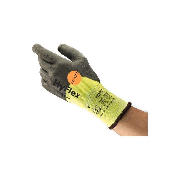 ANSELL HYFLEX 11427 industrial gloves, size 10 11427100 - Five-finger gloves HyFlex