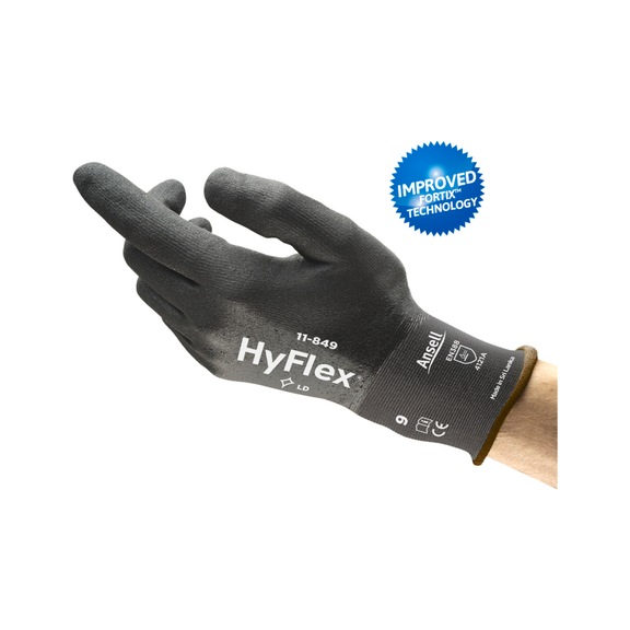 ANSELL HyFlex 11849 industrial gloves, size 7 11849070 - Five-finger gloves HyFlex