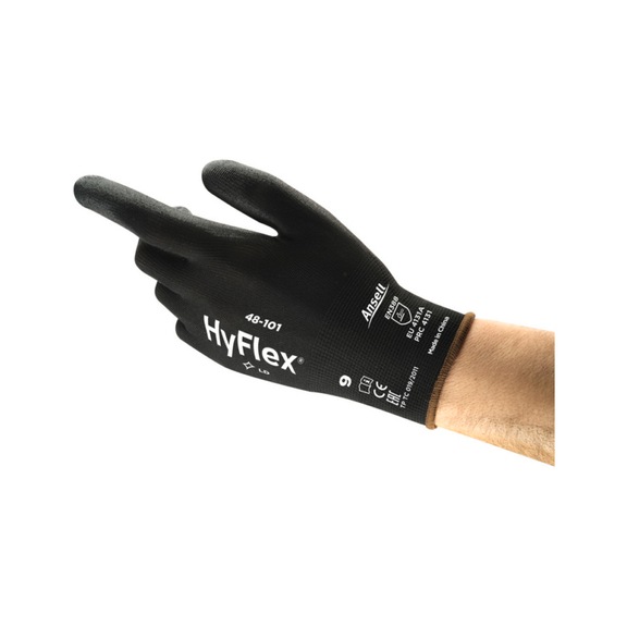 ANSELL HYFLEX 48101 industrial gloves, size 10 48101100 - Five-finger gloves HyFlex