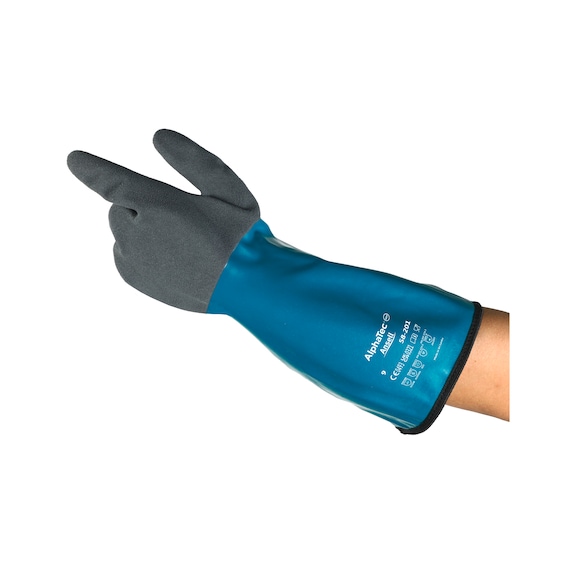 ANSELL Chemieschutzhandschuhe AlphaTec(R) 58201 Gr&ouml;&szlig;e 9 58201090 - Chemikalienschutzhandschuhe