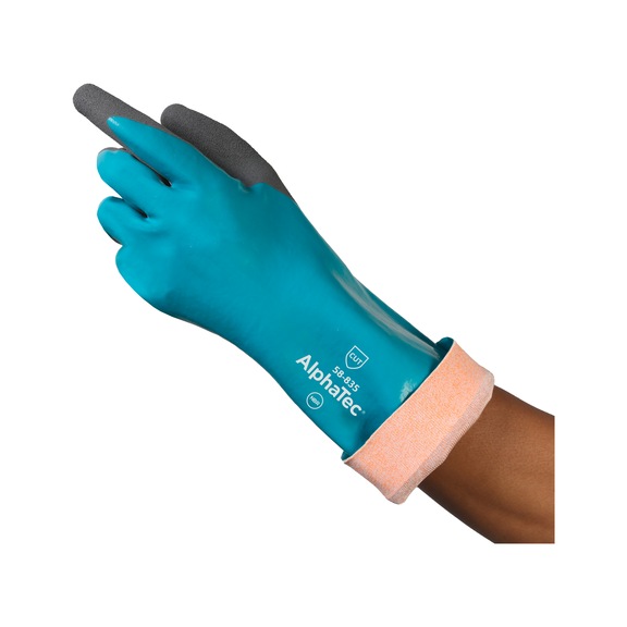 ANSELL AlphaTec(R) 58835 chemical-resistant gloves, size 8 58835080 - Protective glove against chemicals and microorganisms (PPE)