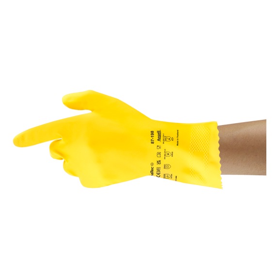 ANSELL AlphaTec(R) 87-198 chemical-resistant gloves, size 9 87198090 - Protective glove against chemicals and microorganisms (PPE)