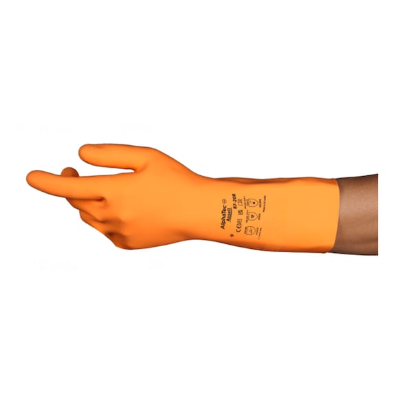 ANSELL AlphaTec(R) 87-208 chemical-resistant gloves, size 11 87208110 - Protective glove against chemicals and microorganisms (PPE)