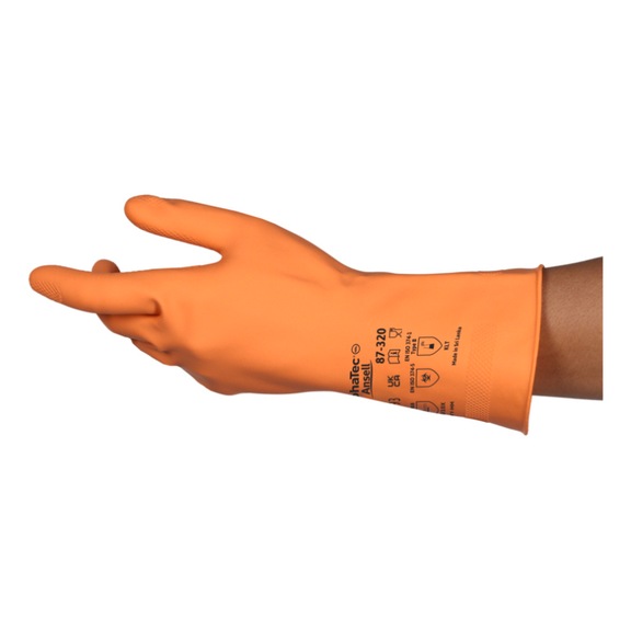 ANSELL AlphaTec(R) 87320 chemical-resistant gloves, size 9, BulkPack 87320090-BULK - Protective glove against chemicals and microorganisms (PPE)
