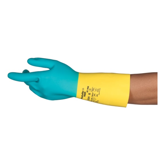 ANSELL Chemieschutzhandschuhe AlphaTec(R) 87-900 Gr&ouml;&szlig;e 7 87900070BP - Chemikalienschutzhandschuhe