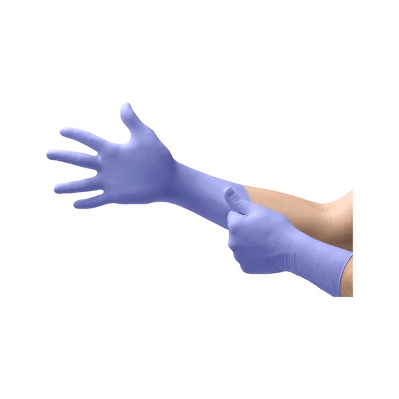 ANSELL MICROFLEX disposable gloves 93853, size XXL 93853110, box of 250 pairs - Disposable protection glove