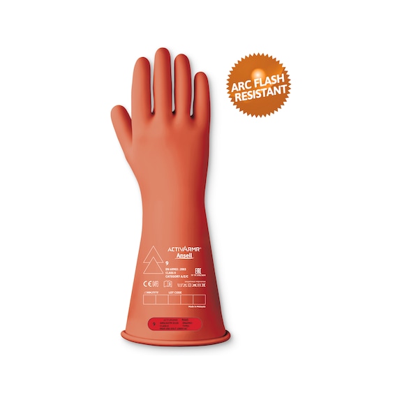 ANSELL ActivArmr(R) RIG CL0 14-inch R electrical protection gloves, size 12 RIG014R120 - Electrical protective glove