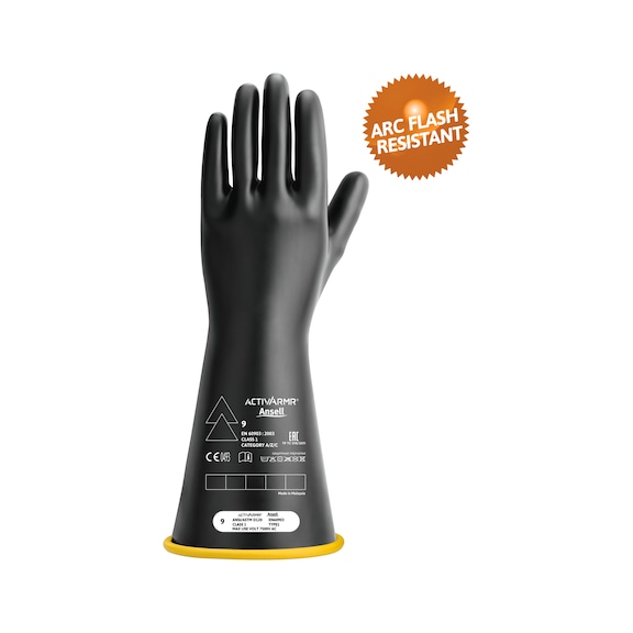 ANSELL ActivArmr(R) RIG CL 1 14-inch electrical protection gloves, size 11 RIG114YBSC110 - Electrical protective glove