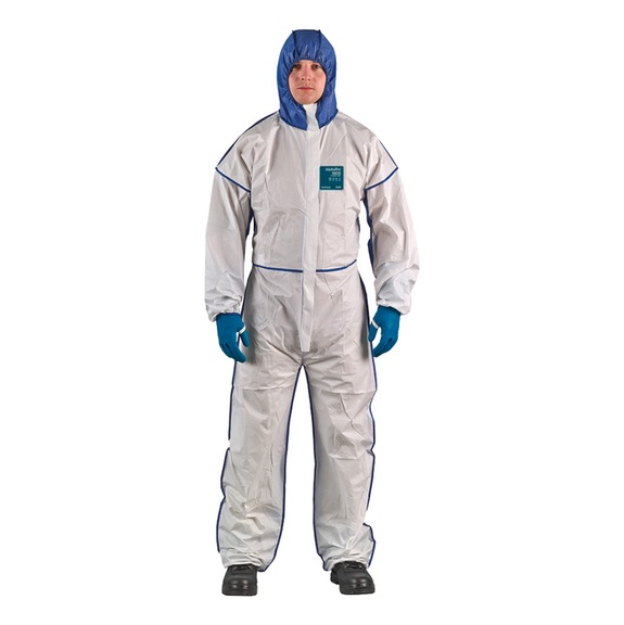 ANSELL Type 5/6 AlphaTec(R)(TM) 1800 COMFORT Bound Protective Suit, Model 195 WN18B-00195-03 - Overall Type 5/6