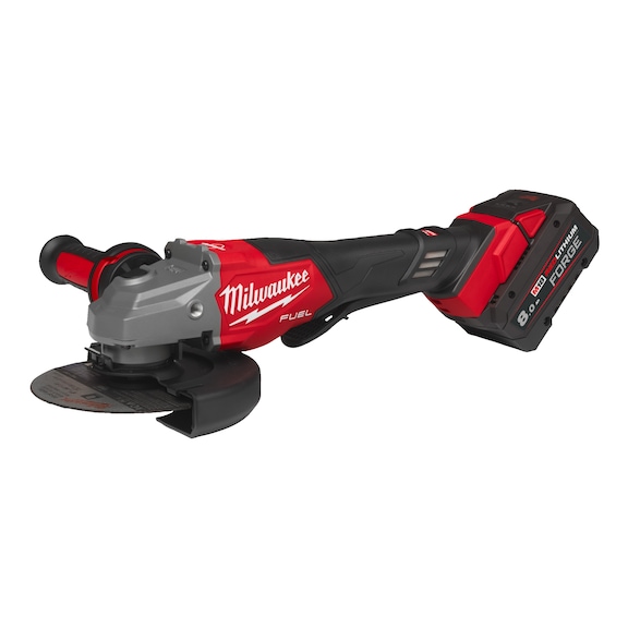 MILWAUKEE Akku-Hochleistungswinkelschleifer 125mm mit Paddelschalter Gen 2 4933493418 - Winkelschleifer (Akku)