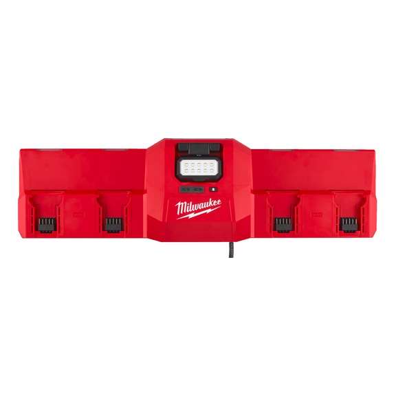 MILWAUKEE Ladeger&auml;t mit magnetischen Aufh&auml;ngepunkten Mehrfach M12(TM) M18(TM) 4933493863 - Ladeger&auml;t f&uuml;r Werkzeugakku