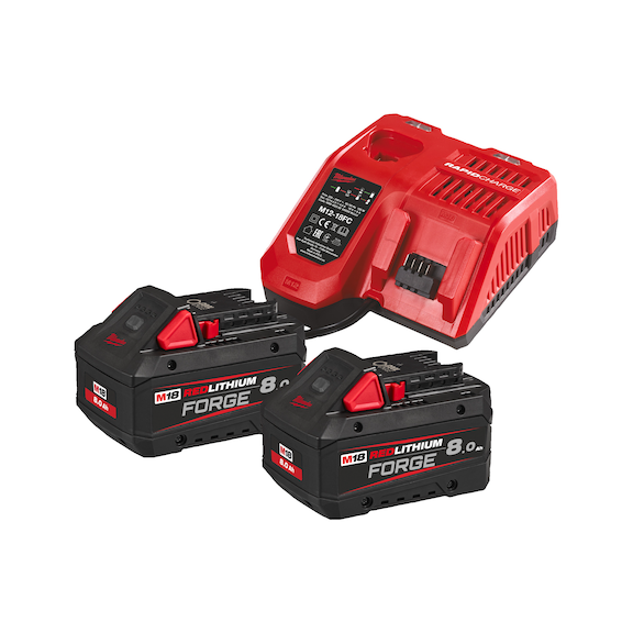 MILWAUKEE Akku-Basisset M18(TM) FORGE(TM) NRG-Kit 4933498612 - Akku-Pack (Elektrowerkzeug)