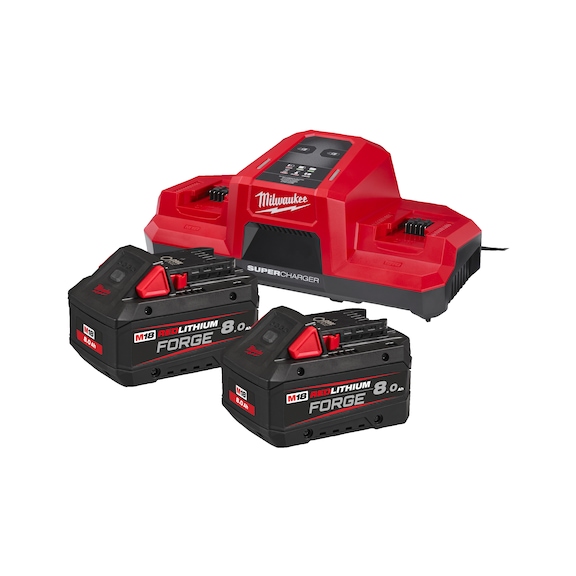 MILWAUKEE Akku-Basisset M18(TM) FORGE(TM) NRG-Kit 4933498616 - Akku-Pack (Elektrowerkzeug)