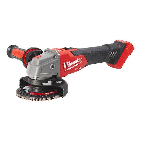 MILWAUKEE Winkelschleifer 125 mm mit Geschwindigkeitsregler & Schiebeschalter 4933499158 - Winkelschleifer (Akku)