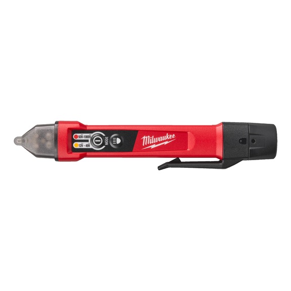 MILWAUKEE Spannungspr&uuml;fer ber&uuml;hrungslos mit 2 Messbereichen und Taschenlampe 4933500162 - Spannungspr&uuml;fer