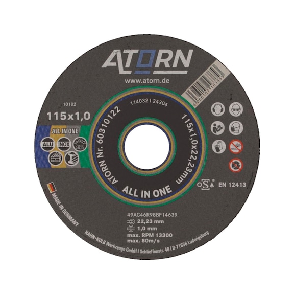 ATORN ALL IN ONE cutting disc 115x1.0 - 