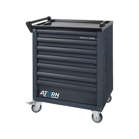 ATORN Werkzeugwagen Graphitgrau RAL 7024 7 Schubladen - Werkzeugwagen