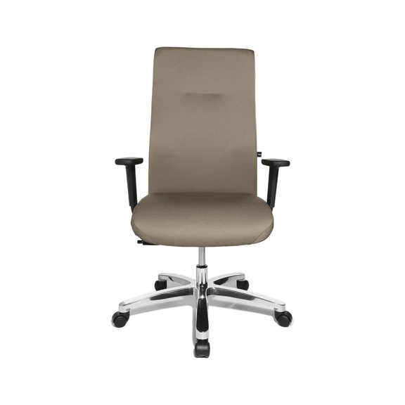 TOPSTAR Drehstuhl BIG STAR 20 Aluminium poliert, sand - B&uuml;rodrehstuhl BIG STAR 20