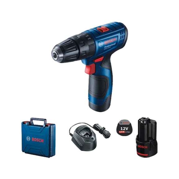BOSCH Bosch GSB 120, 12 V lithium‑ion impact drill, dual‑battery version - Bosch GSB 120 impact drill, dual‑battery version