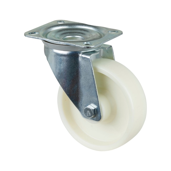 BS ROLLEN Swivel castor, 150 mm diameter, plastic, load capacity 300 kg - Swivel castor