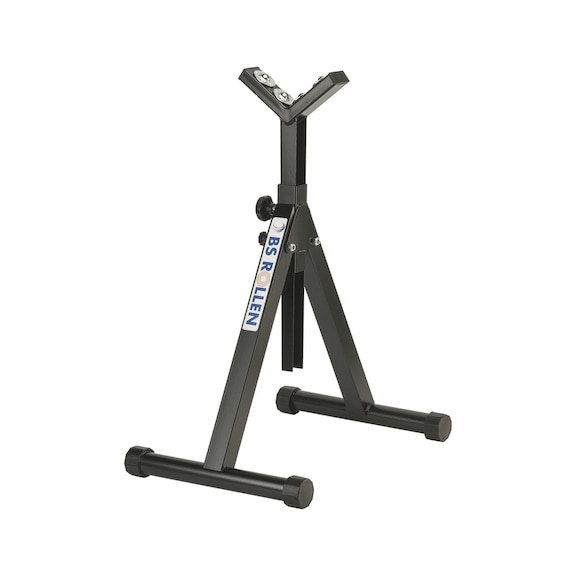 BS ROLLEN Continuously height-adjustable material stand/roller stand, load capacity 100 kg - Material stand/roller stand