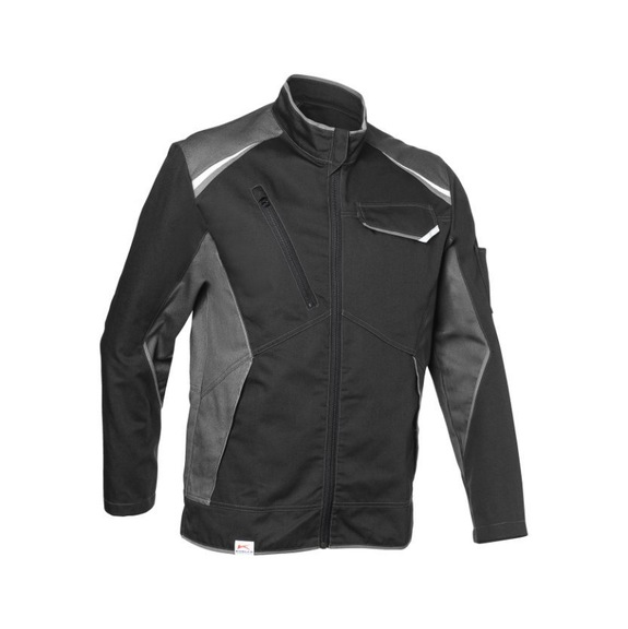 K&Uuml;BLER Jacket, black/anthracite, size XL 1140 5336-9997-XL - ICONIQ jacket