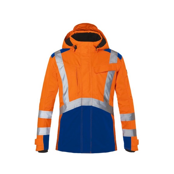 K&Uuml;BLER REFLECTIQ Weather Jacket PSA 2 high-vis orange/cobalt blue Size XS 1327 8231-3746-XS - Weather jacket PSA 2