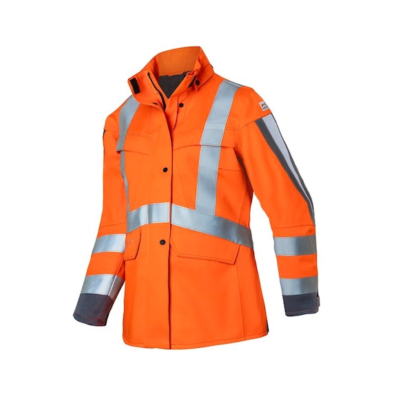 K&Uuml;BLER Damen Wetterjacke ARC2 PSA 3 warnorange/anthrazit Gr&ouml;&szlig;e 4XL 1495 8430-3797-4XL - Damen Wetterjacke ARC2 PSA 3