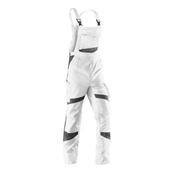 K&Uuml;BLER Dungarees, white/anthracite, size 110 3250 5365-1097-110 - ACTIVIQ dungarees