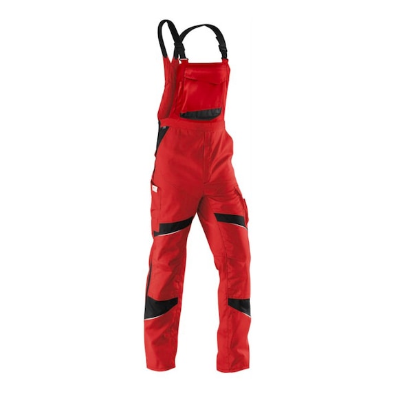 K&Uuml;BLER Dungarees, medium red/black, size 24 3250 5365-5599-24 - ACTIVIQ dungarees