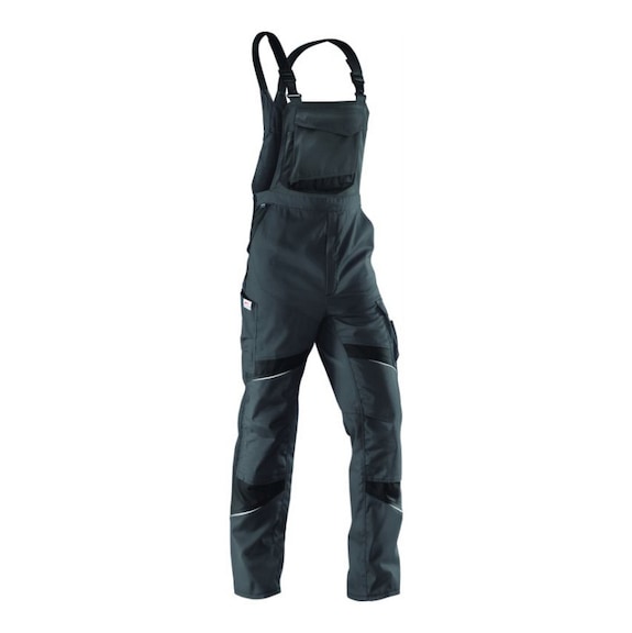 K&Uuml;BLER Dungarees, anthracite/black, size 66 3250 5365-9799-66 - ACTIVIQ dungarees