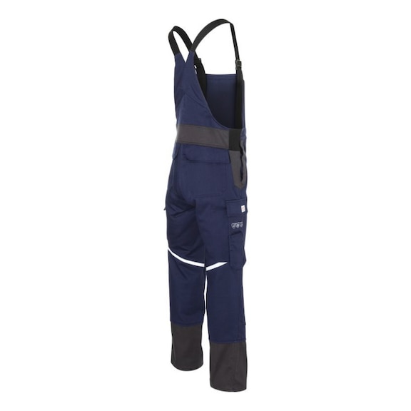 K&Uuml;BLER PSA 3 dungarees, dark blue/anthracite, size 94 3397 8515-4897-94 - PROTECTIQ WELDING dungarees PPE 3