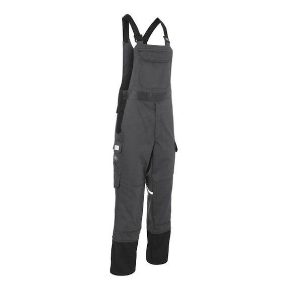K&Uuml;BLER PSA 3 dungarees, anthracite/black, size 24 3397 8515-9799-24 - PROTECTIQ WELDING dungarees PPE 3