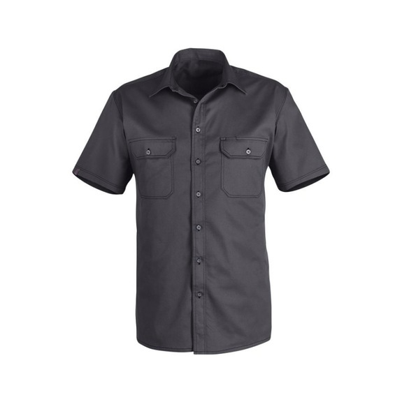 K&Uuml;BLER Short-sleeved shirt, anthracite, size S 7506 3333-97-S - Short-sleeved shirt