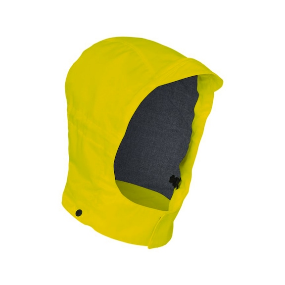 K&Uuml;BLER High-visibility yellow hood, size XXL 8395 8430-34-XXL - PROTECTIQ HIGH VIS Hood