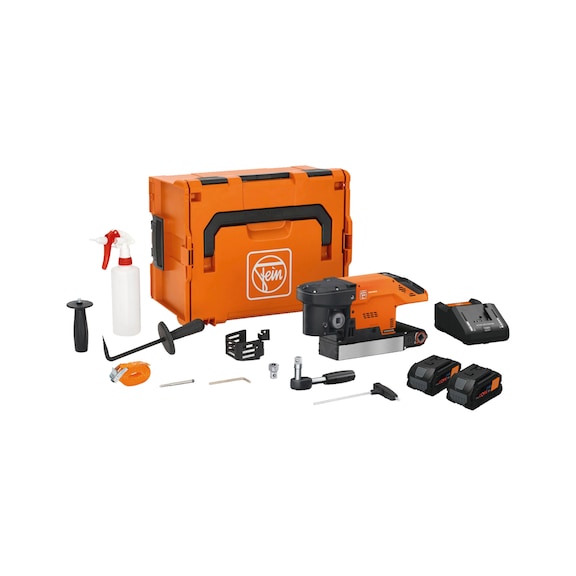 FEIN Cordless magnetic core drilling machine AKBC 36 MAGFORCE set with 2 x 8 Ah batteries 99100001281 - Core drilling machine AKBC 36 MAGFORCE