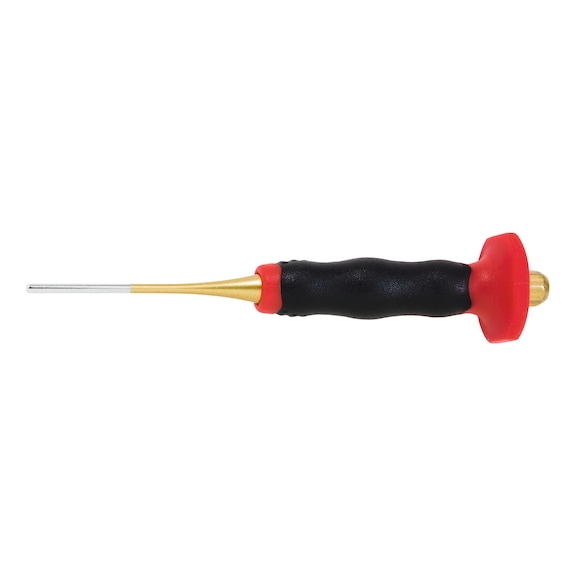 RENNSTEIG Pin punch 3 mm with hand guard - 