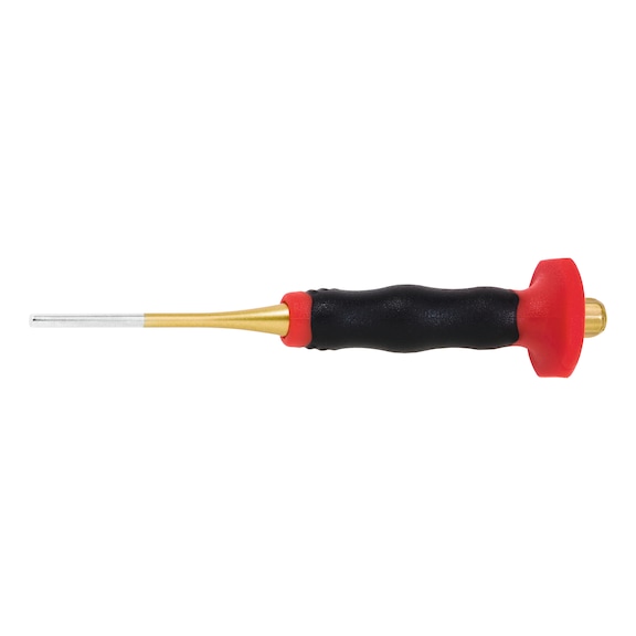 RENNSTEIG Pin punch 4 mm with hand guard - 