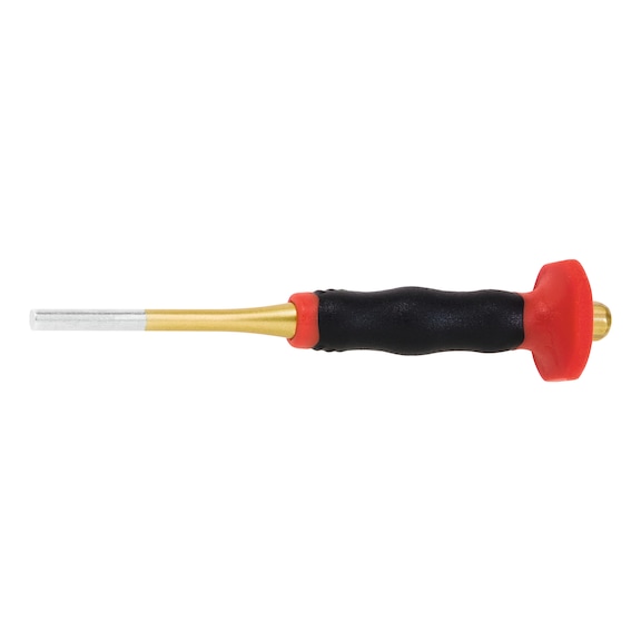RENNSTEIG Pin punch 6 mm with hand guard - 