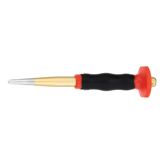 RENNSTEIG Centre punch 150 x 5 mm with hand guard - 