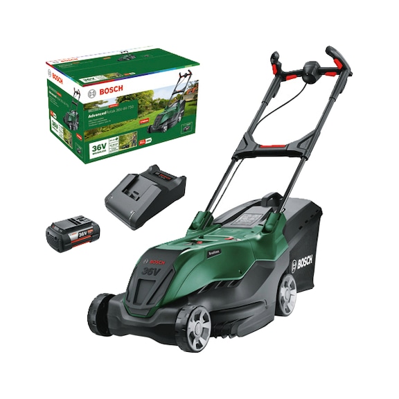 BOSCH cordless lawn mower AdvancedRotak 36V-44-750 with 1x cordless 36V 6,0Ah 06008B9G03 - Lawn mower (cordless)