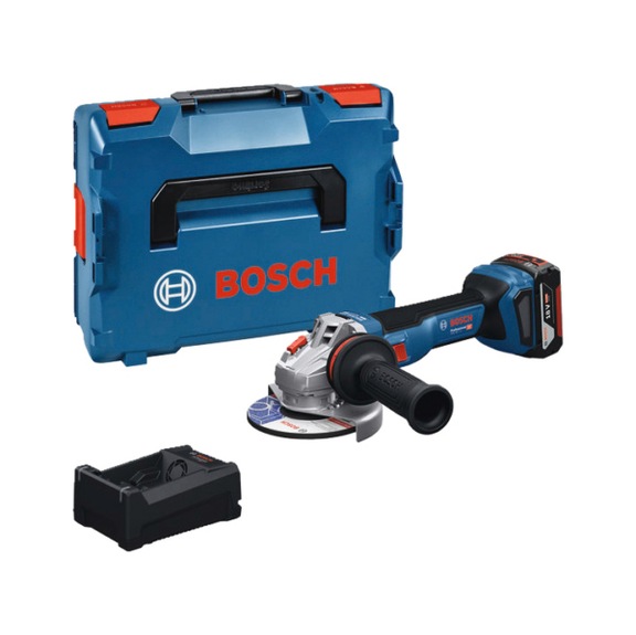 BOSCH cordless angle grinder GWS 18V-11 S, 1x cordless GBA 18V 5.0Ah in L-BOXX 06019N4004 - Angle grinder (cordless)