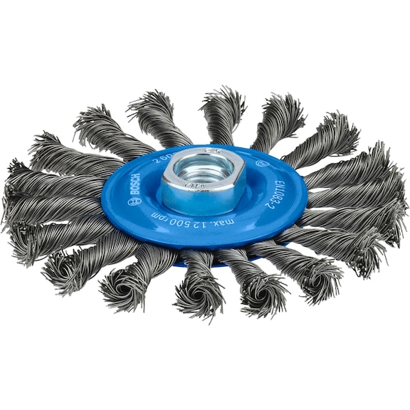 BOSCH Metal heavy Scheibenb&uuml;rste, 115 x 0,5&nbsp;mm, M14, gezopft 2608620764 - Scheibenb&uuml;rste