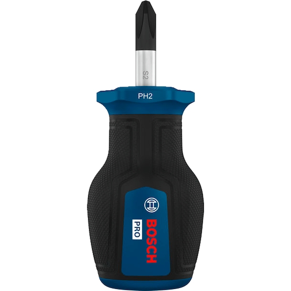 BOSCH PRO stubby screwdriver PH2 x 25 mm 1600A039TG - Phillips screwdriver