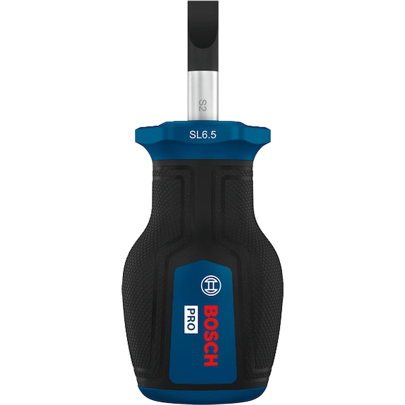 BOSCH PRO stubby screwdriver SL 1,2 x 6,5 x 25 mm 1600A039TN - Slotted screwdriver