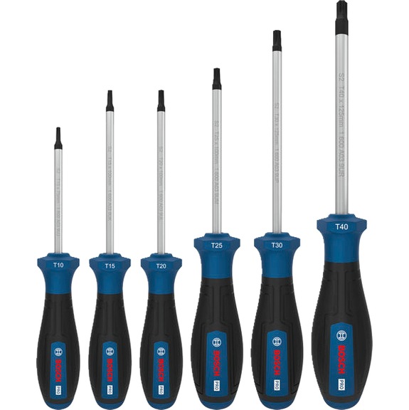 BOSCH PRO screwdriver set TX, 6-piece 1600A039PC - Screwdriver set