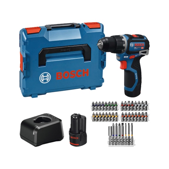 BOSCH Akku-Schlagbohrschrauber GSB12V-32, 2x Akku GBA 12V 2.0Ah in L-BOXX 06019G9505 - Akku-Schlagbohrschrauber GSB12V-32