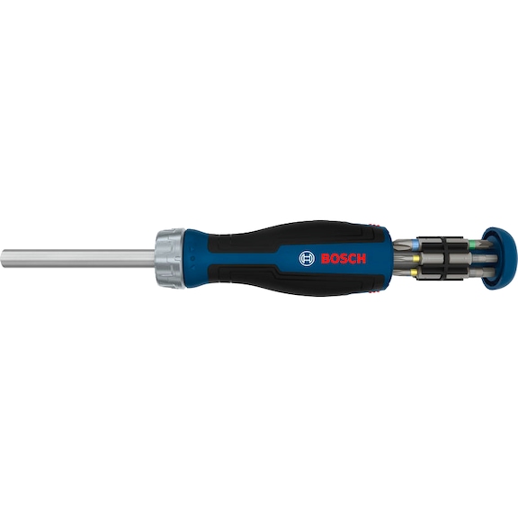 BOSCH ratchet bit screwdriver with Magazin, 12 Bits 1600A039PK - Screwdriver bit assortment