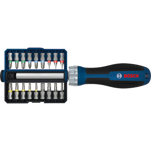 BOSCH ratchet bit screwdriver-Set, 18 Bits 1600A039PR - Screwdriver bit assortment
