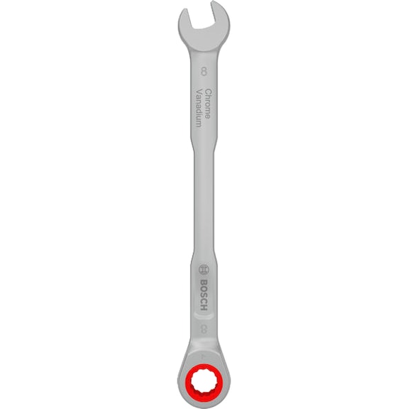 BOSCH Ratschen-Ring-Maulschl&uuml;ssel 8 mm 1600A03AG6 - Ratschen-Ringmaulschl&uuml;ssel